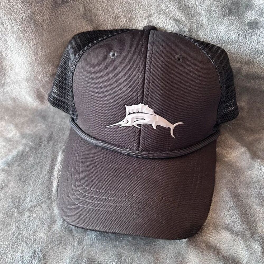 Tommy Bahama Tip Your Cap Baja Margarita Baseball Trucker Hat Marlin Logo